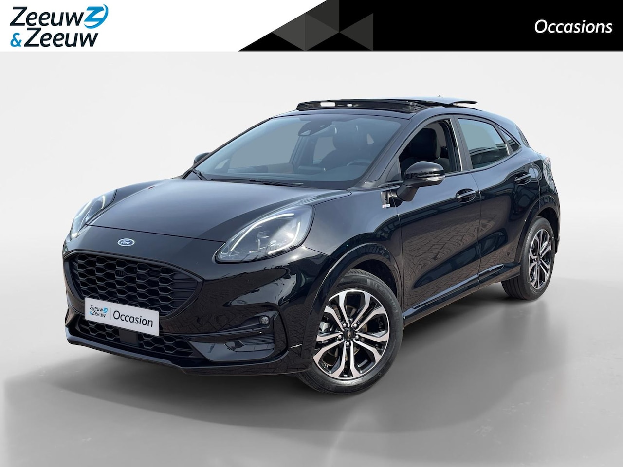 Ford Puma - 1.0 EcoBoost Hybrid Titanium X *Automaat*Navigatie*Schuif/kanteldak*Cruise Control*LM.Velg - AutoWereld.nl