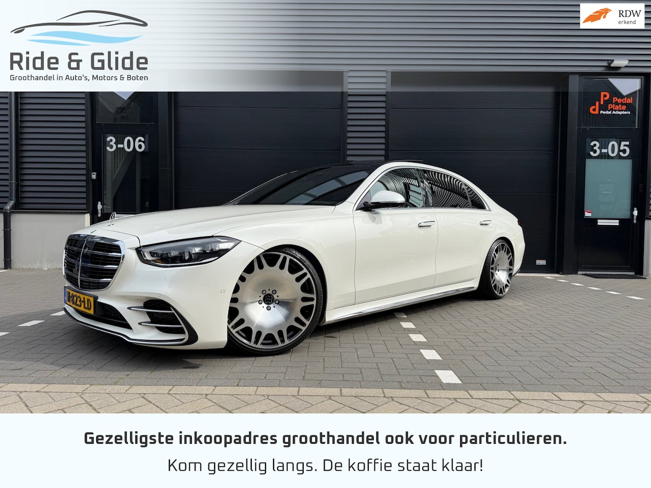 Mercedes-Benz S-klasse - 450 4MATIC Lang AMG Line full ops Brabus pakket head up - AutoWereld.nl