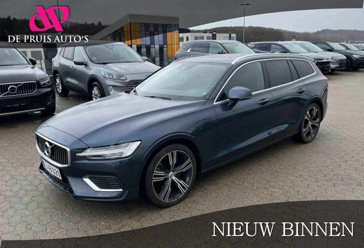 Volvo V60 - 2.0 T6 Recharge AWD Inscription Long Range Panodak Harman Kardon "LM 19inch Multispaak Dia - AutoWereld.nl
