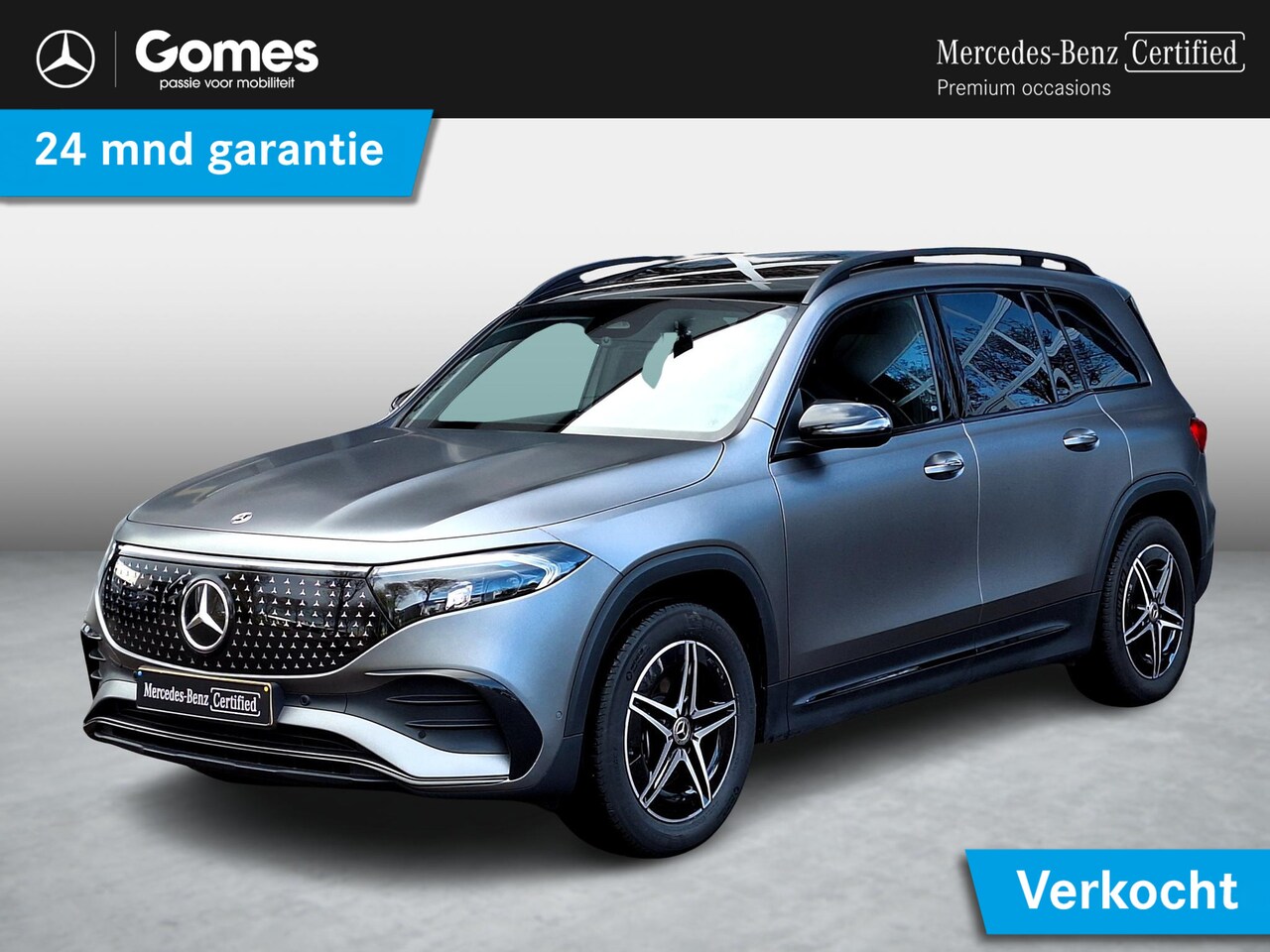 Mercedes-Benz EQB - 250+ AMG Line | Night Pakket | Panoramadak | Dodehoekassistent | Apple CarPlay | Android A - AutoWereld.nl