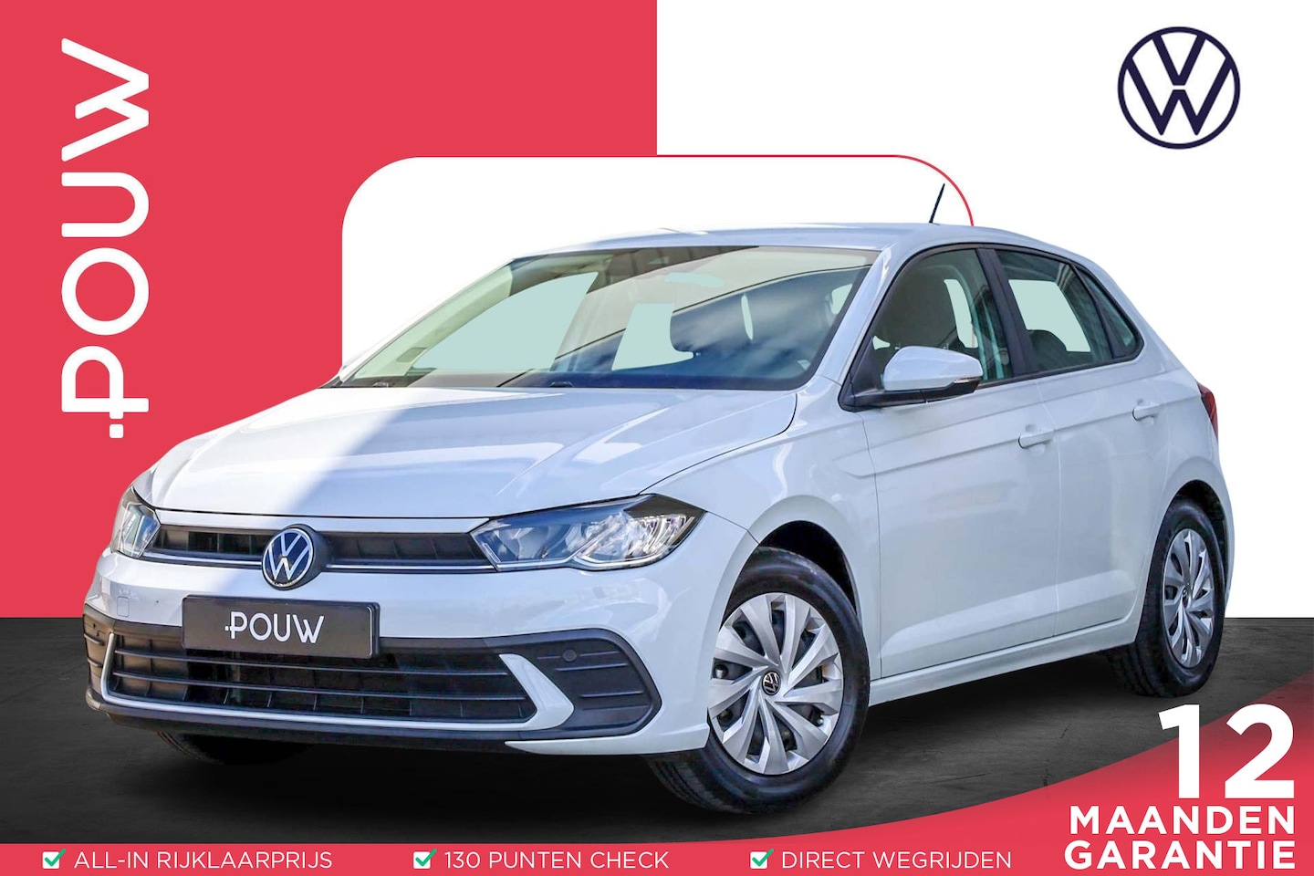 Volkswagen Polo - 1.0 MPI 80pk Polo | Apple Carplay & Android Auto | Cruise Control | Airco - AutoWereld.nl