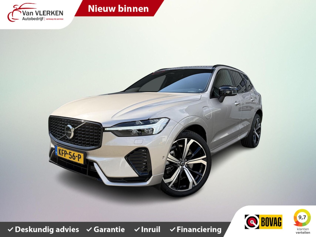 Volvo XC60 - 2.0 T8 Plug-in hybrid AWD Plus Dark PANO 360 ADAPTIVE CR. - AutoWereld.nl
