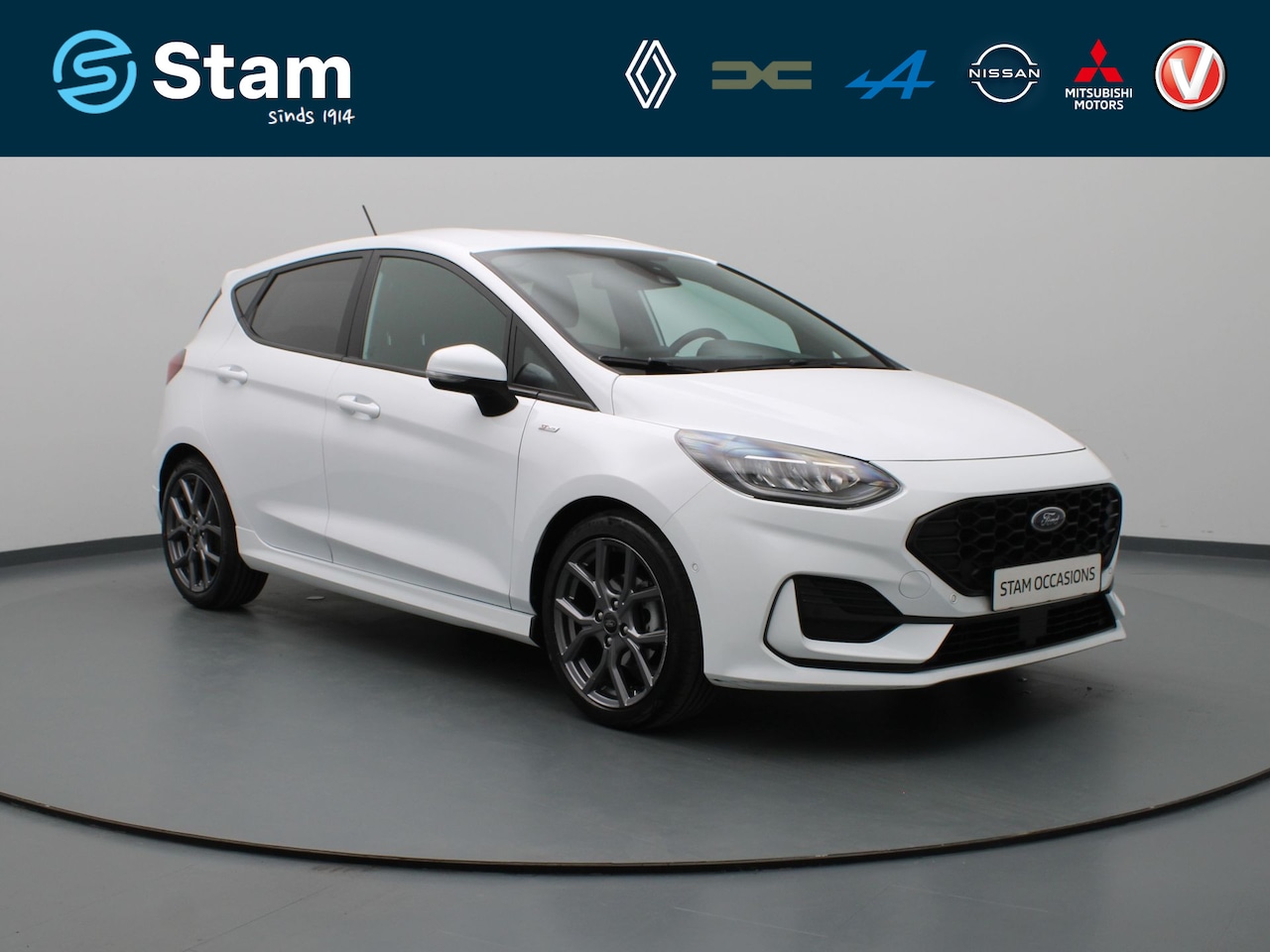 Ford Fiesta - 1.0 EcoBoost Hybrid ST-Line X Camera | Cruise | Navi | Parkeersens. v+a - AutoWereld.nl