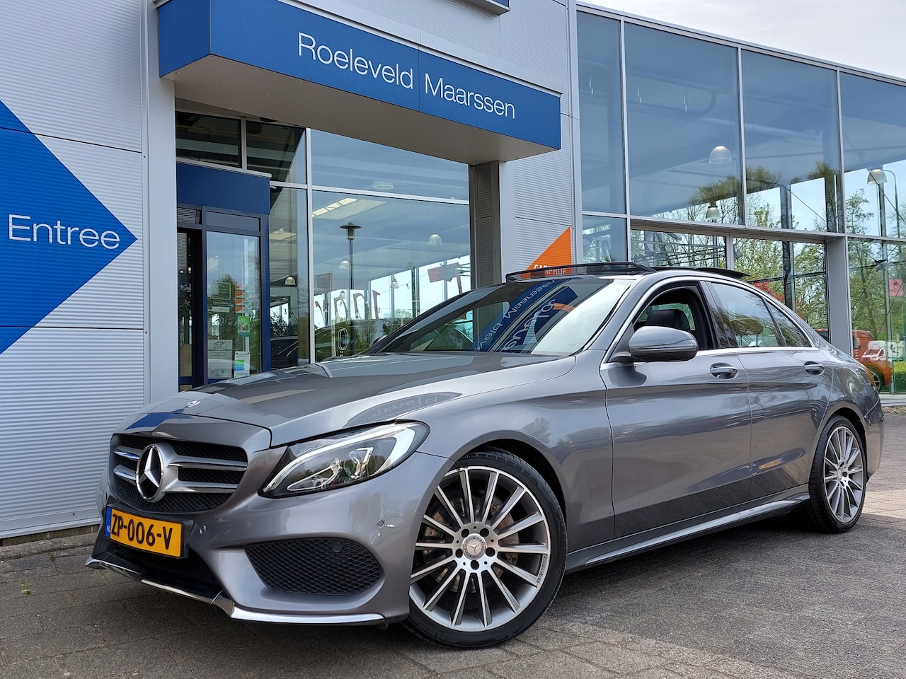 Mercedes-Benz C-klasse - 200 184pk Automaat Sport Edition AMG | Navi | Clima | Cruise | Lederen Bekleding | Led Kop - AutoWereld.nl