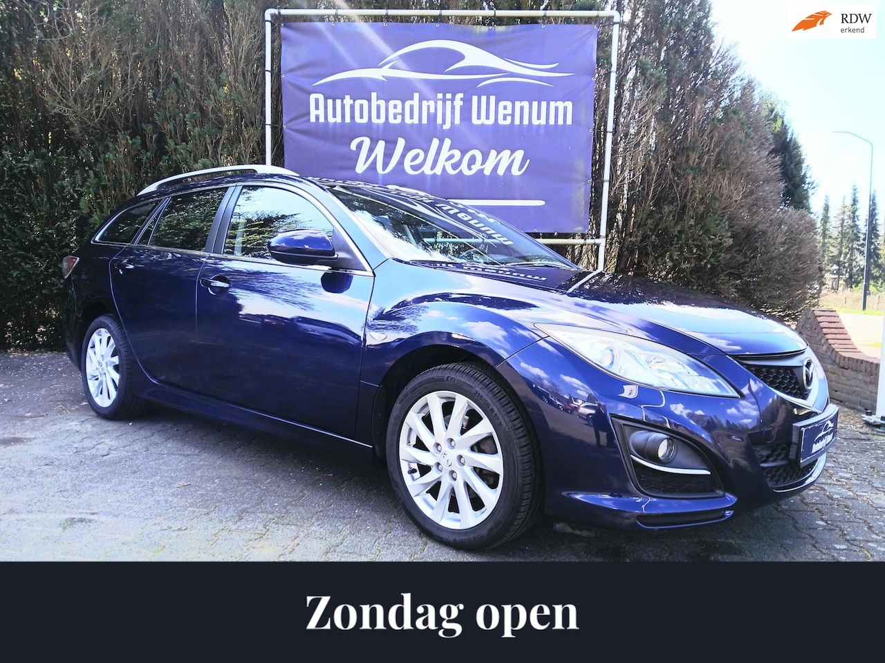 Mazda 6 Sportbreak - 1.8 TS Cruise & Climate control, Metallic, LM velgen, PDC, enz. - AutoWereld.nl