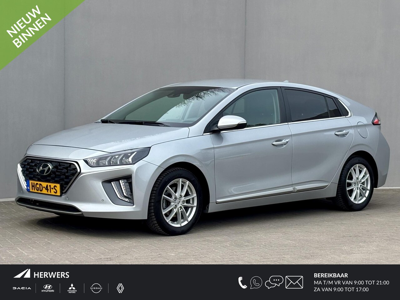 Hyundai IONIQ - 1.6 GDi Premium - Plus / Stoelventilatie / Stuur-, Stoel- en Achterbankverwarming / Stuurv - AutoWereld.nl