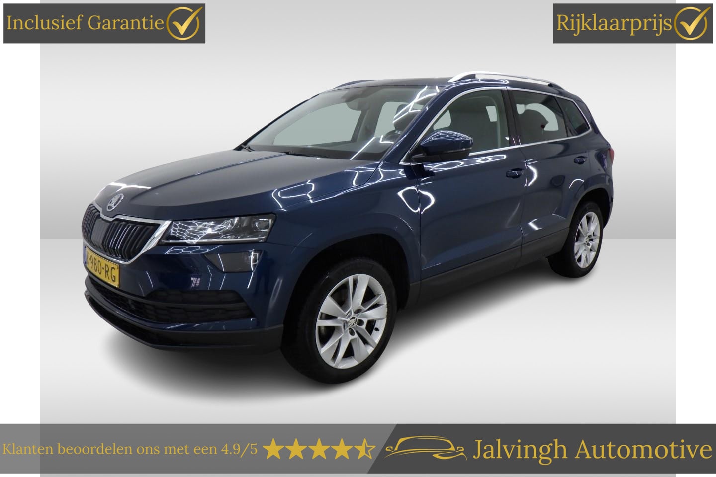 Skoda Karoq - 1.0 TSI Business Edition Plus |Pano-dak|Leer|ACC|Stoelverwarming|Trekhaak! - AutoWereld.nl