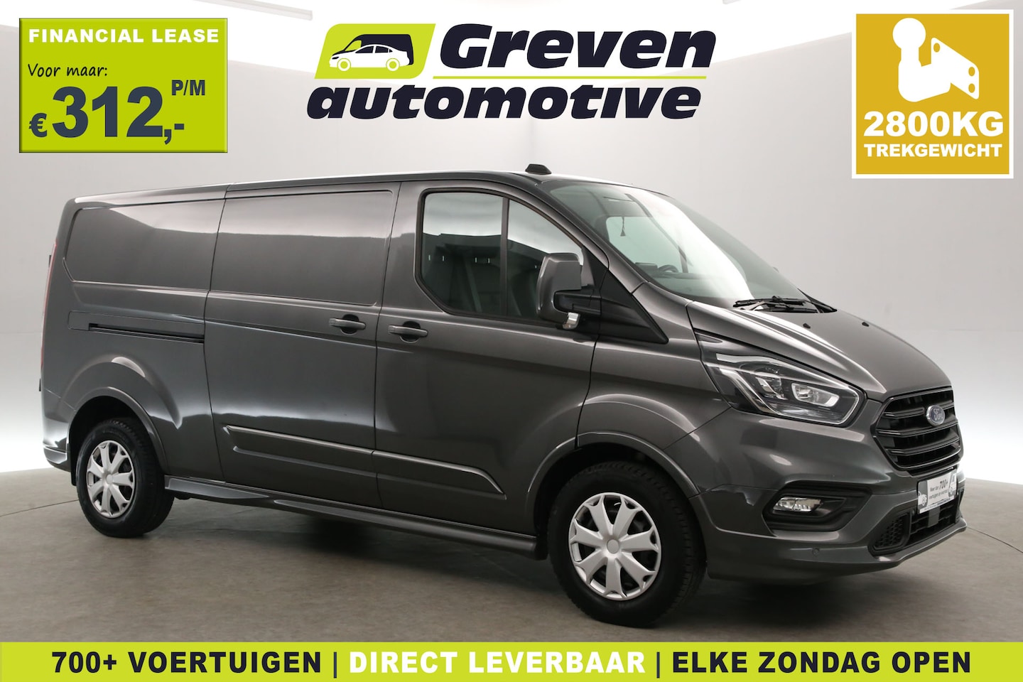 Ford Transit Custom - 2.0 TDCI L2H1 Sport 185PK | 2800 KG Trekgew. | Airco | Camera | Cruise | 3 Zits | Carplay - AutoWereld.nl