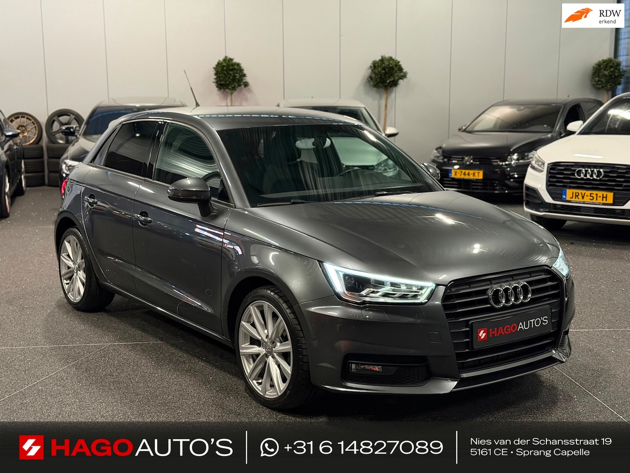 Audi A1 Sportback - 1.4 TFSI Sport 3X S-LINE/LED/NAVI/AIRCO/HALF-LEDER/DRIVE-SELECT/6-BAK/CLIMATE/12-MND-GARAN - AutoWereld.nl
