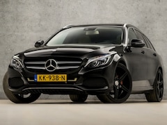 Mercedes-Benz C-klasse - 180 AMG Edition 1 156Pk Automaat (PANORAMADAK, BLACK PACK, GROOT NAVI, LEDER, GETINT GLAS,