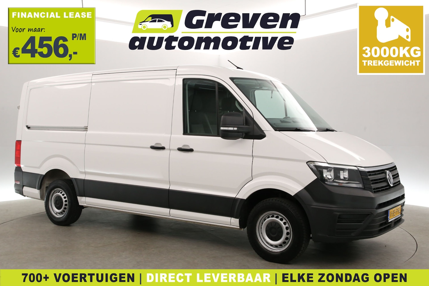 Volkswagen Crafter - 2.0 TDI L3H2 | 3000KG Trekgew. | Aut. | Airco | Camera | Carplay | 3 Zits | Navi - AutoWereld.nl