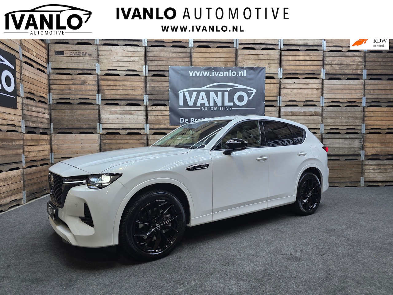 Mazda CX-60 - 2.5 e-SkyActiv PHEV Homura 360 Pano LED Leder Carplay Trekhaak 20"LM - AutoWereld.nl