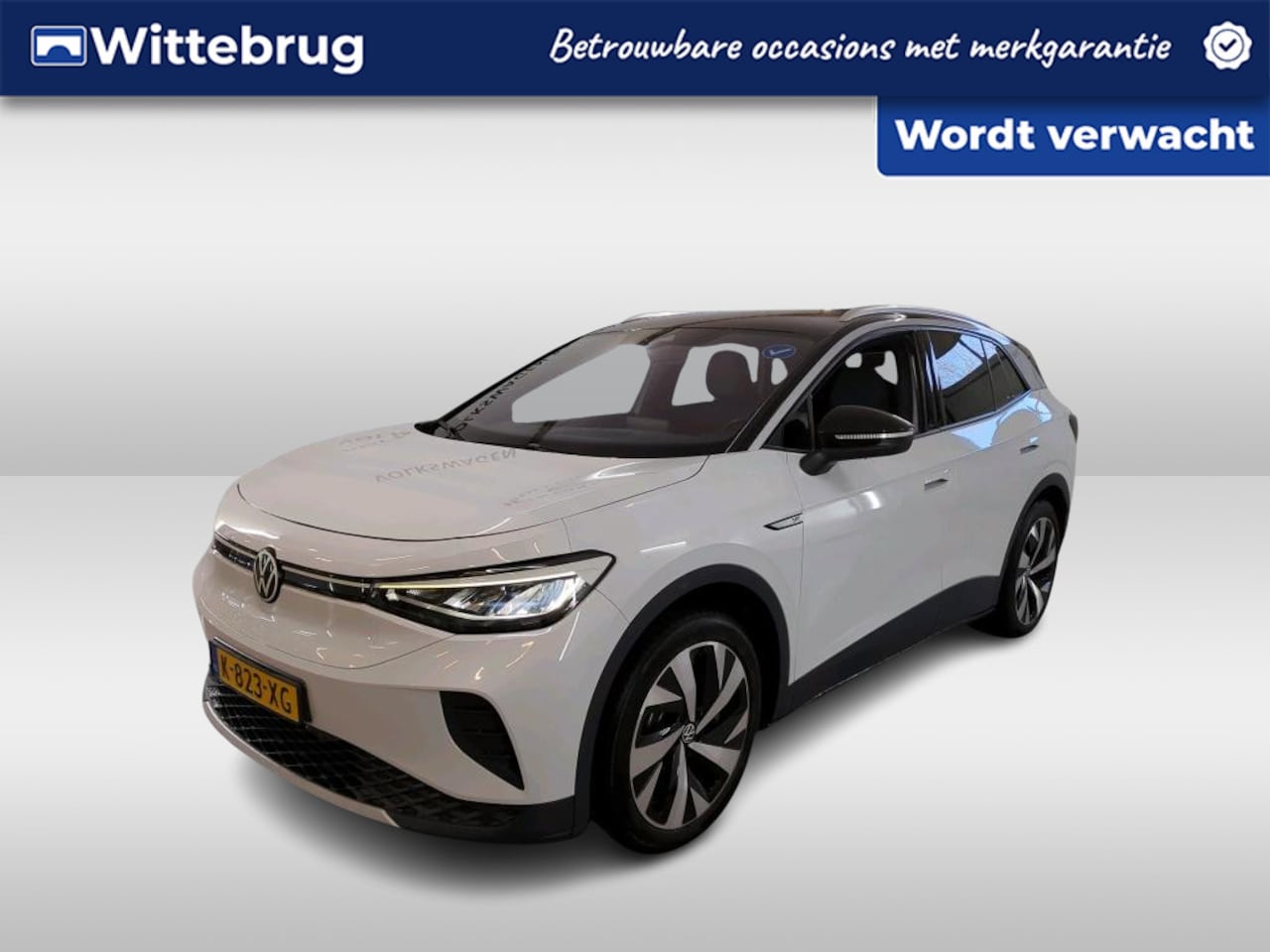 Volkswagen ID.4 - Pro 77 kWh / AUTOMAAT/ NAVI/ CRUISE/ STOELVERARM./ PARK. SENSOREN + CAMERA/ LEDER & ALCANT - AutoWereld.nl