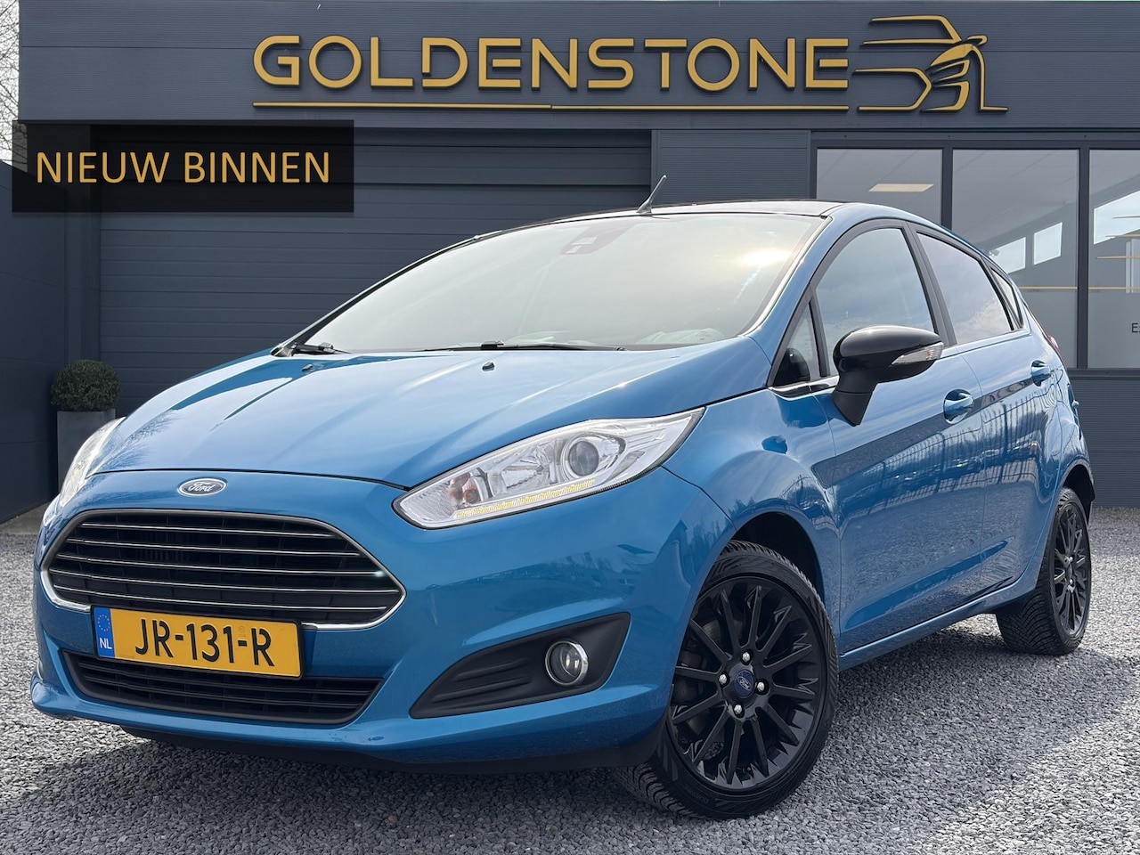 Ford Fiesta - 1.0 EcoBoost Candy Blue Edition 2e Eigenaar,Navi,Clima,Cruise,5 Deurs,Pdc,Dealer Onderhoud - AutoWereld.nl