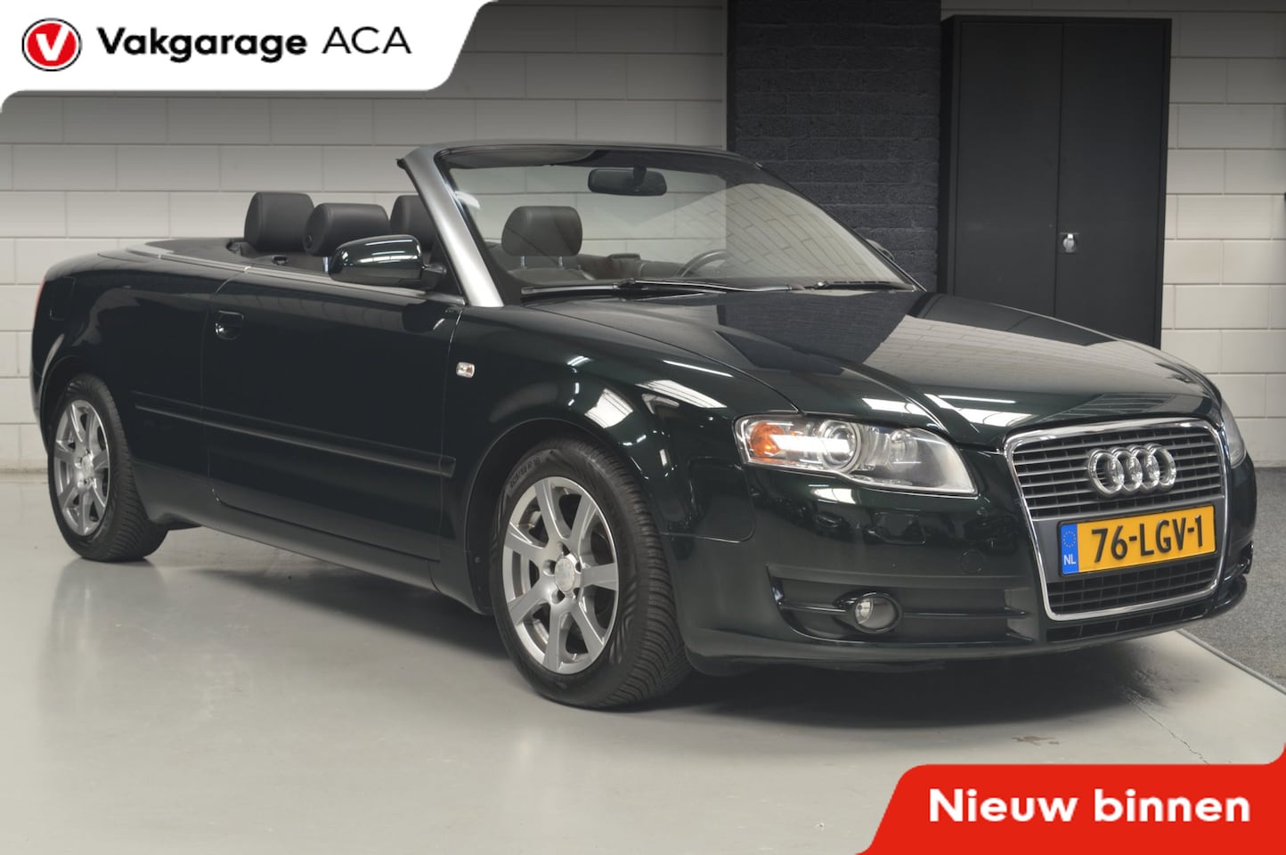 Audi A4 Cabriolet - 3.2 FSI Pro Line // LEDER-ALCANTARA // NAVI // CRUISE // STOELVERWARMING // - AutoWereld.nl