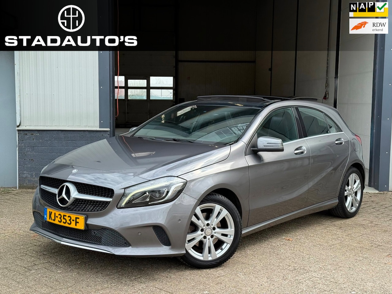Mercedes-Benz A-klasse - 160 Panoramadak|Xenon-Led|NAP|Carplay! - AutoWereld.nl
