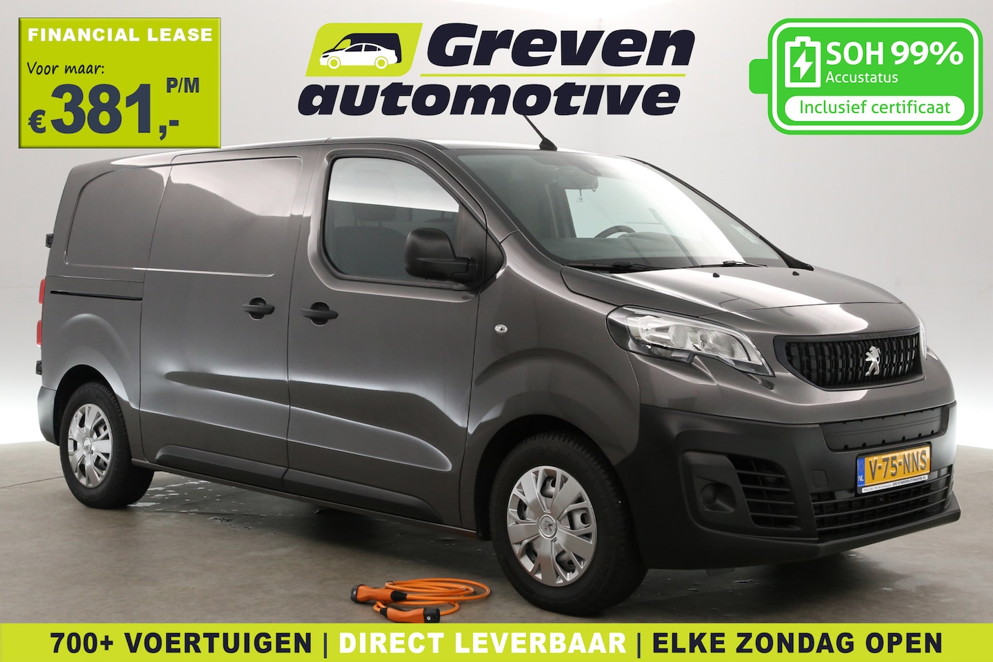 Peugeot e-Expert - L2H1 75 kWh | SOH 99% | Snelladen | Elektrisch | 360° Camera | Airco | Cruise | Carplay | - AutoWereld.nl