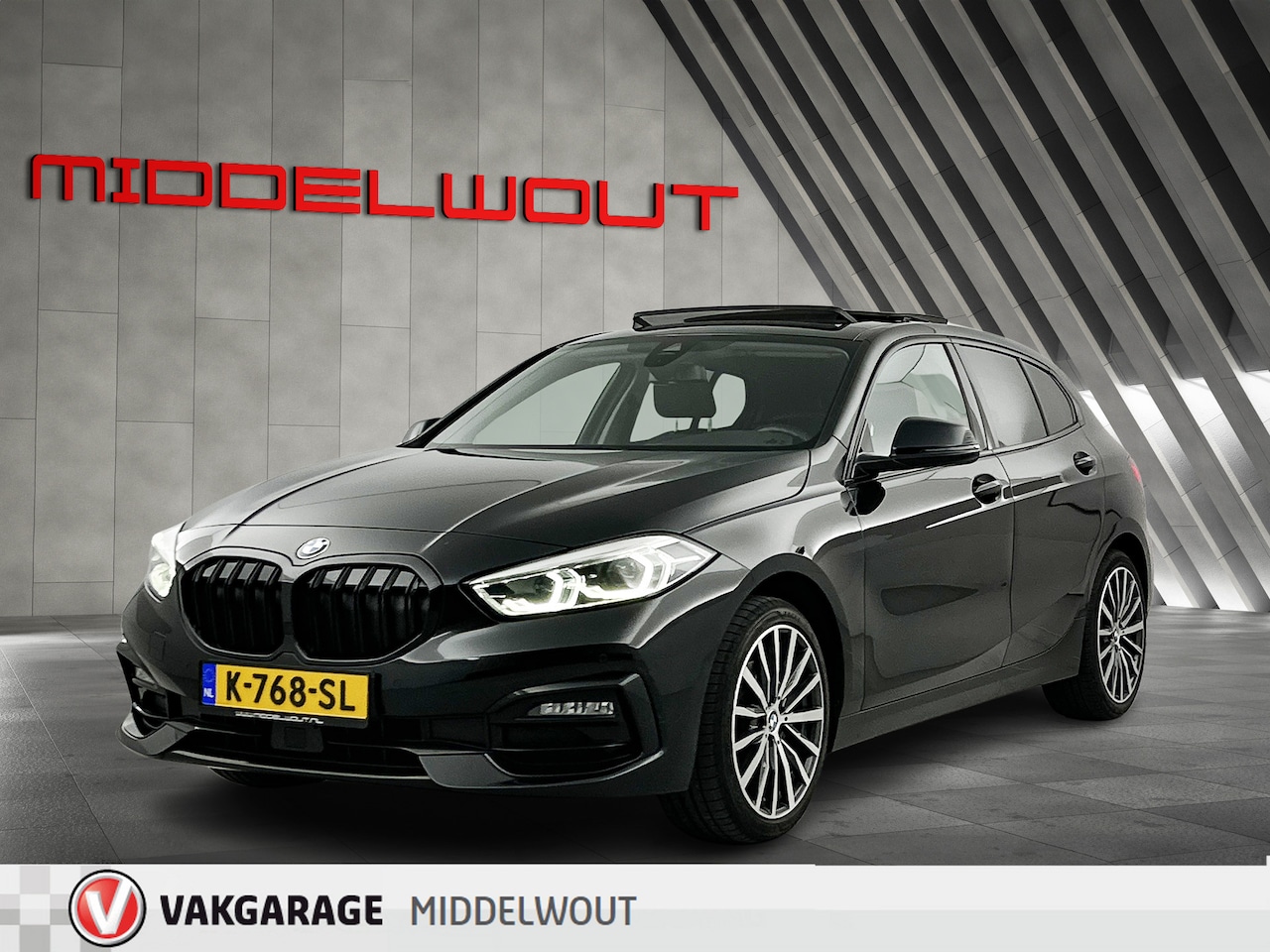 BMW 1-serie - 118i M-Sport Shadow-Line Pano-dak/Adap.Cruise/Sportstoel/18'LMV - AutoWereld.nl