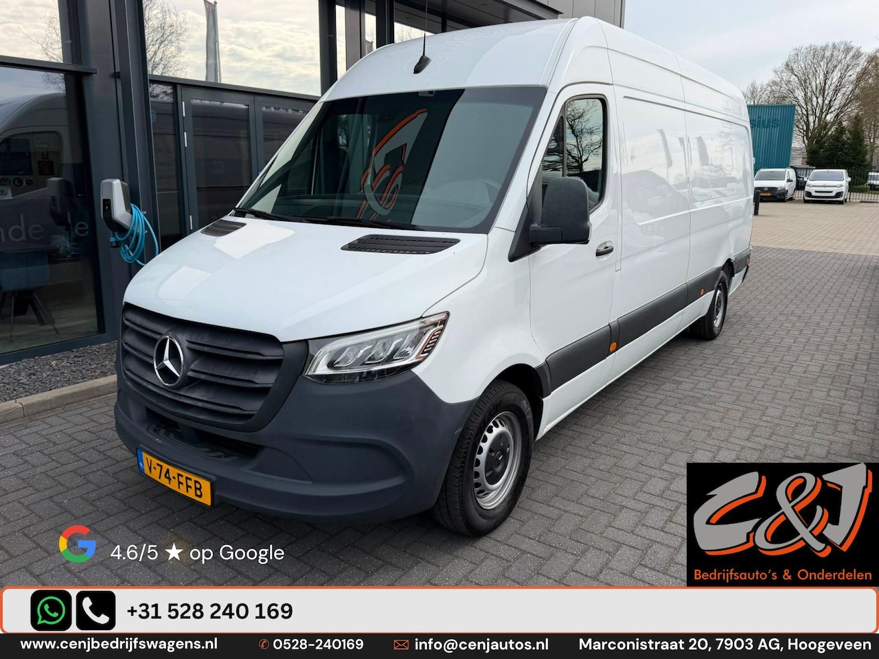 Mercedes-Benz Sprinter - 315 1.9 CDI L3H2 Functional links schade, airco, cruise, lang, LED, BTW - AutoWereld.nl