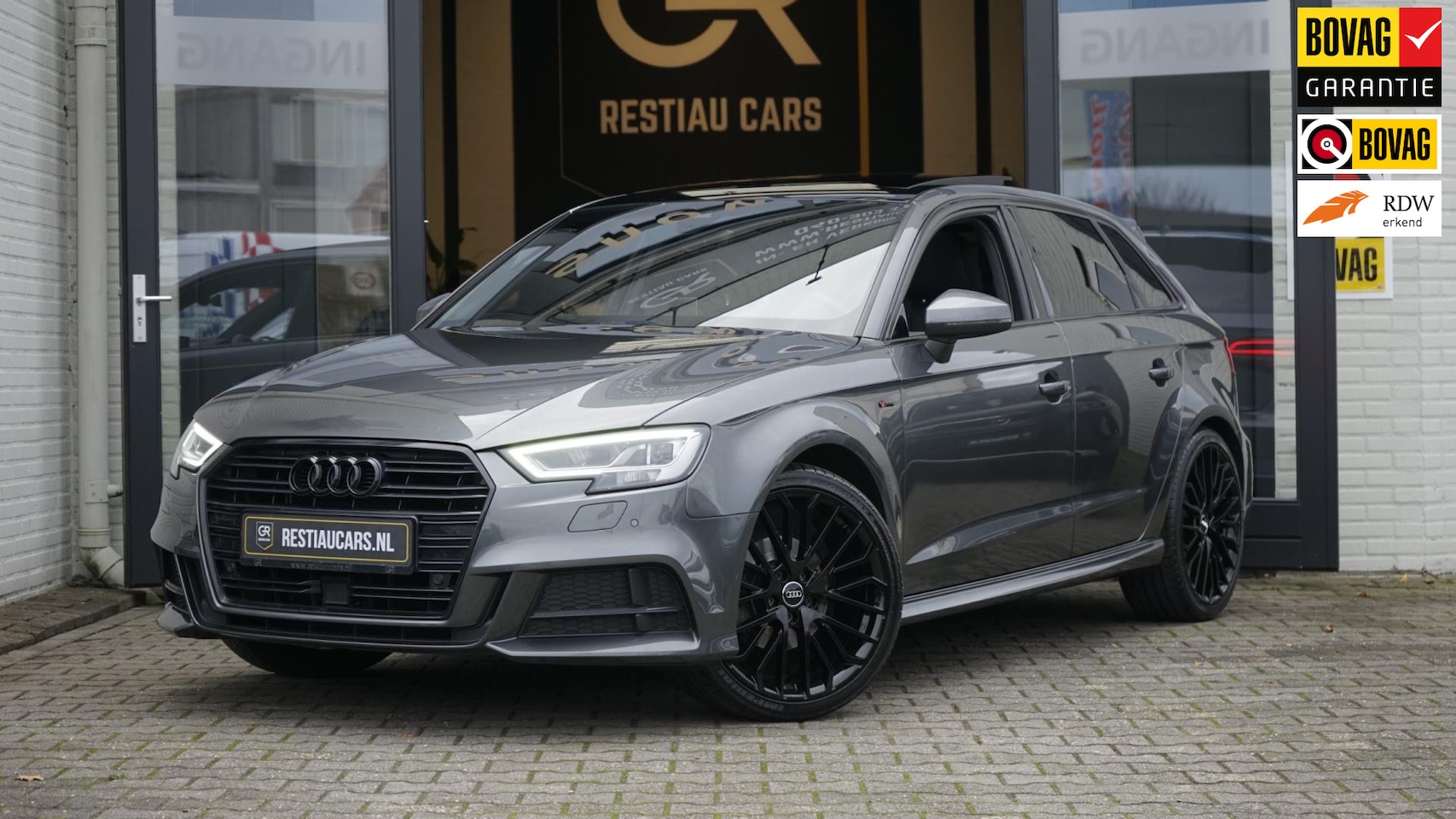 Audi A3 Sportback - 1.4 TFSI CoD 3x S Line AUTOMAAT-ACC-BANG OLUFSEN-CAMERA-DRIVE SELECT-FULL LED-NAVIGATIE-PA - AutoWereld.nl