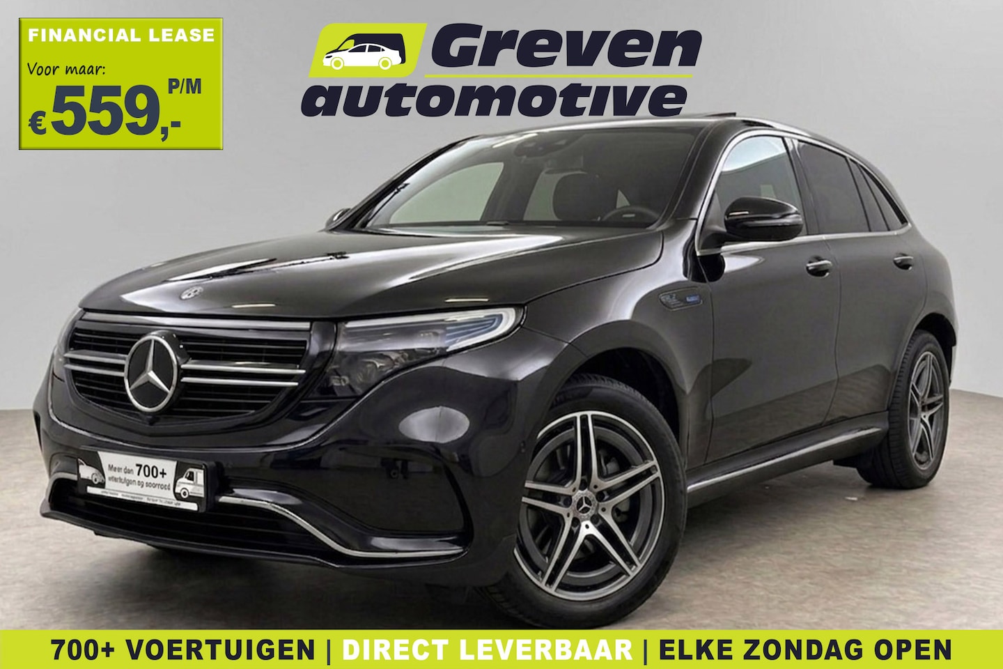 Mercedes-Benz EQC - 400 4MATIC AMG Line Premium plus 80KWH | Verwacht | Pano | Burmester | Widescreen | Memory - AutoWereld.nl