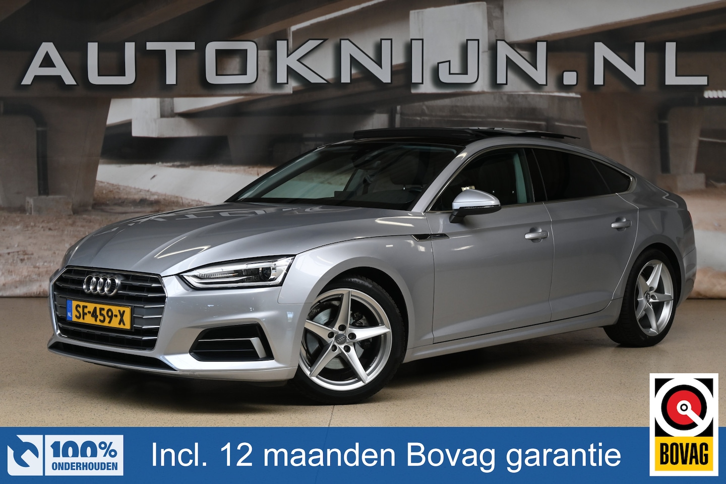 Audi A5 Sportback - 1.4 TFSI 150pk Sport | Pano | Elek. klep | Trekhaak | 100% (Dealer) onderhouden label - AutoWereld.nl