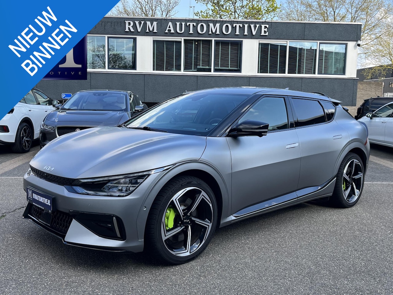 Kia EV6 - GT AWD 77.4 kWh SOH 92% | 585PK! MAT GRIJS|KIA GARANTIE 7 JAAR!!| FULL OPTION| STOEL +STU - AutoWereld.nl