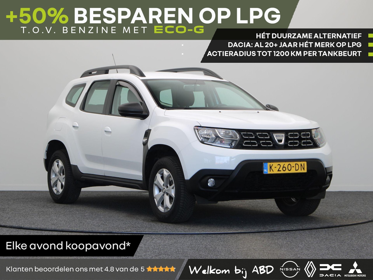 Dacia Duster - TCe 100pk Bi-Fuel Comfort | LPG G3 | Zeer voordelig tanken | ABD Dealer onderhouden | Trek - AutoWereld.nl