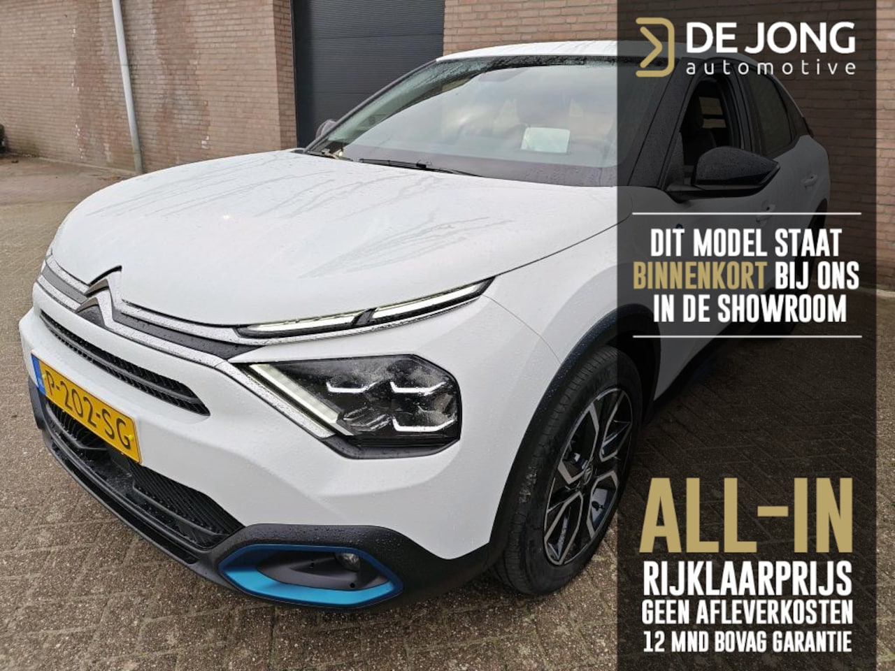 Citroën Ë-C4 - Feel Pack 50 kWh ALL-INRIJKLAARPRIJS/Camera/Navi/Keyless/18" Velgen - AutoWereld.nl