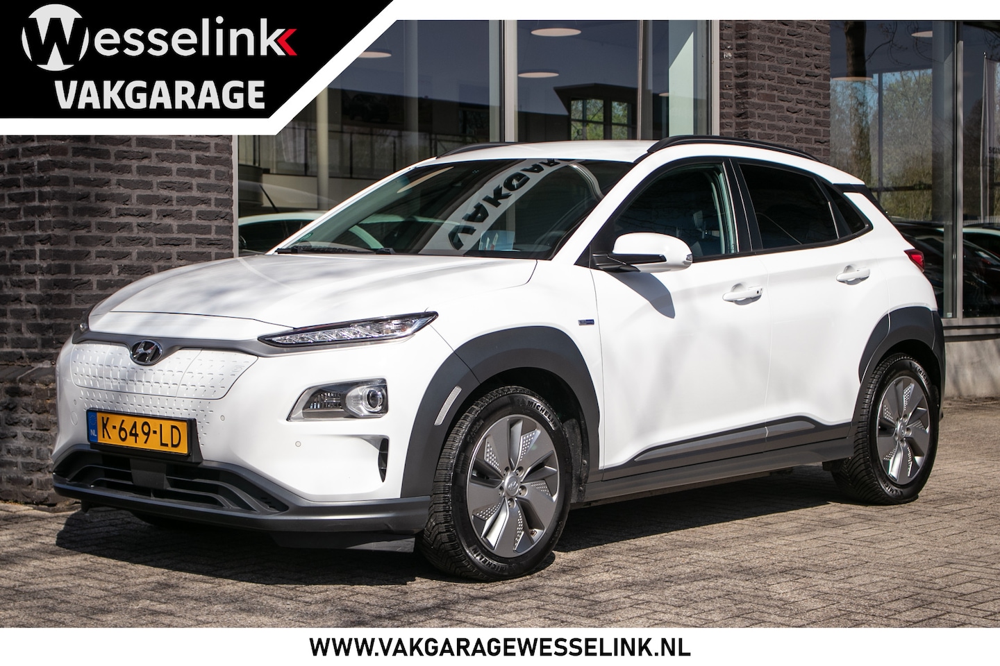 Hyundai Kona Electric - EV Limited 64 kWh | 3 Fase | Leder | Apple cp/Android auto | Hud | - AutoWereld.nl