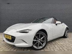 Mazda MX-5 - MX5 1.5 SkyActiv-G 131PK TS+ Navigatie Cruise Airco Led 2016 Pearl White