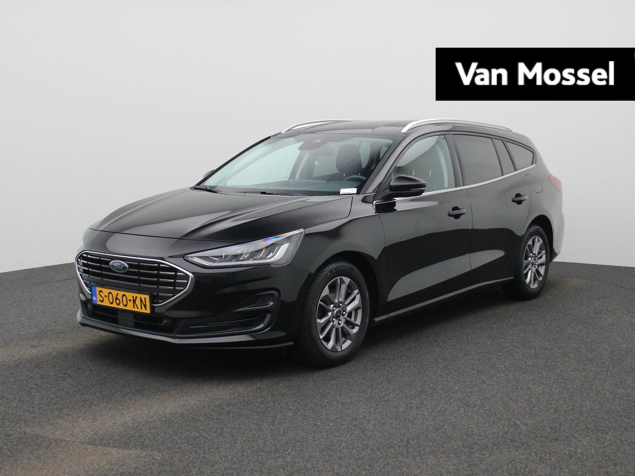 Ford Focus Wagon - 1.0 EcoBoost Hybrid Titanium - CRUISE CONTROL - LED - LMV - AGATE BLACK - AutoWereld.nl
