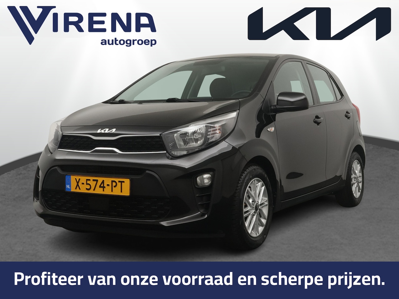 Kia Picanto - 1.0 DPi DynamicLine Airco - Apple Carplay/ Android Auto - Cruise Control - Bluetooth - Lic - AutoWereld.nl