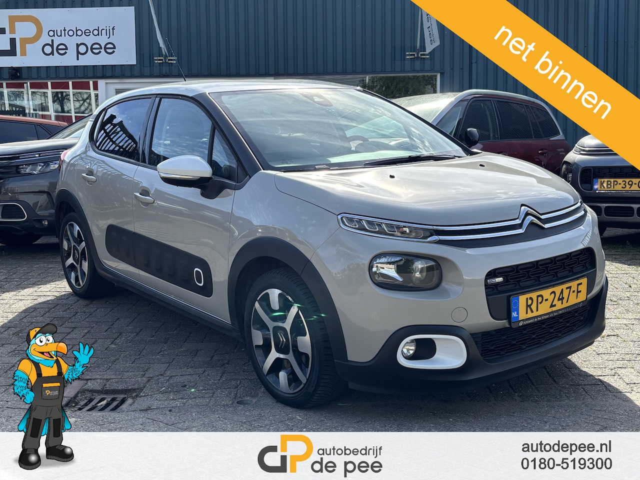 Citroën C3 - 1.2 PureTech S&S Shine GARANTIE/CRUISE/CLIMA/CARPLAY/CAMERA/LICHTMETAAL/EL.RAMEN rijklaarp - AutoWereld.nl