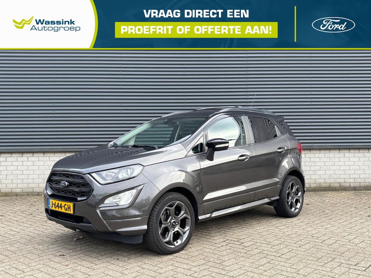Ford EcoSport - 1.0 EcoBoost 125pk AUT ST-Line Black | Keyless Entry | Cruise Control | Navigatie | Winter - AutoWereld.nl