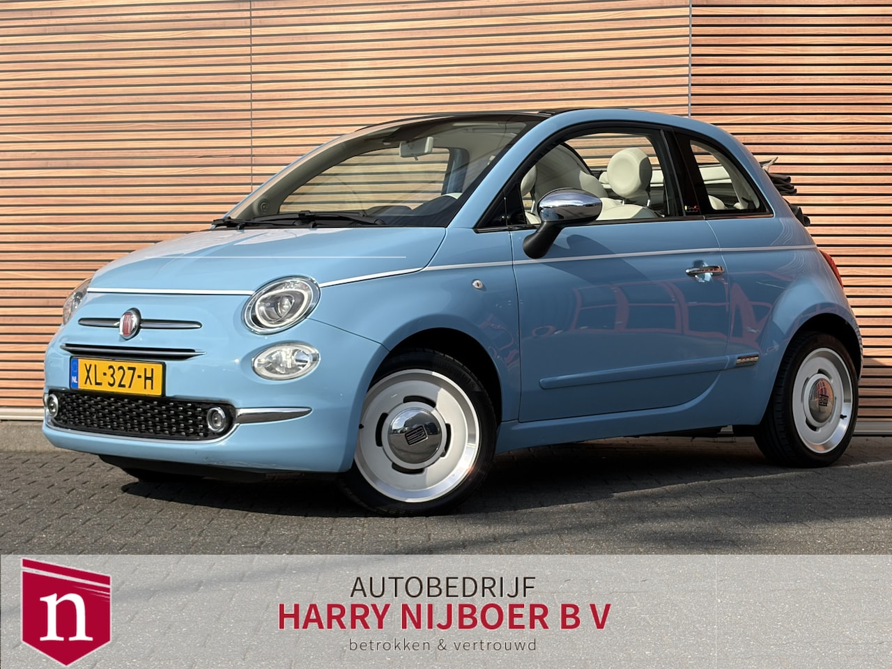 Fiat 500 C - 0.9 TwinAir Turbo Spiaggina 58 DAB+ / Navi / Cabriolet / LM velgen - AutoWereld.nl