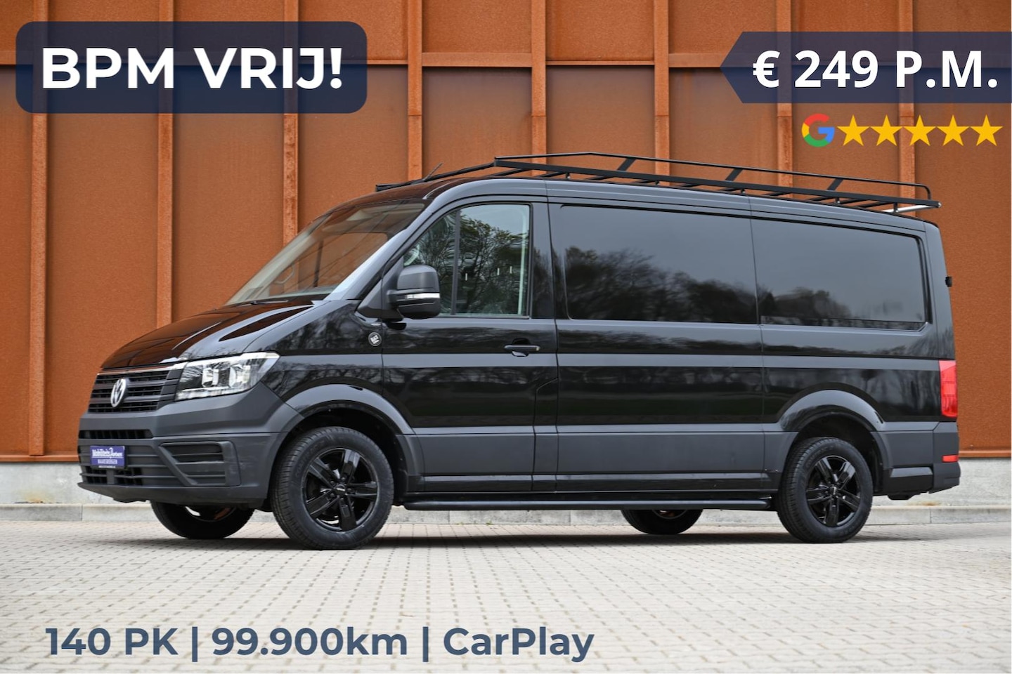 Volkswagen Crafter - 30 2.0 TDI L3H2 Cruise CarPlay Imperiaal € 249 P.M. - AutoWereld.nl
