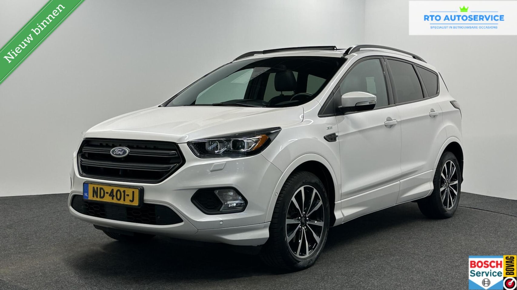 Ford Kuga - 1.5 EcoBoost ST Line PANO TREKHAAK CAMERA NAVI CARPLAY CRUISE. - AutoWereld.nl