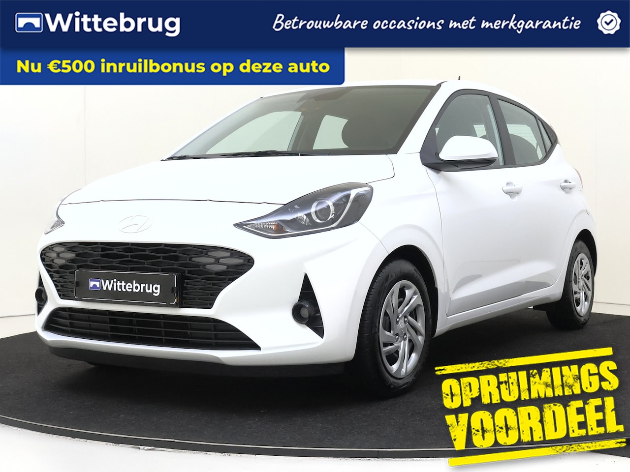 Hyundai i10 - 1.0 Premium Met Navigatie, Climate Control en Cruise Control - AutoWereld.nl