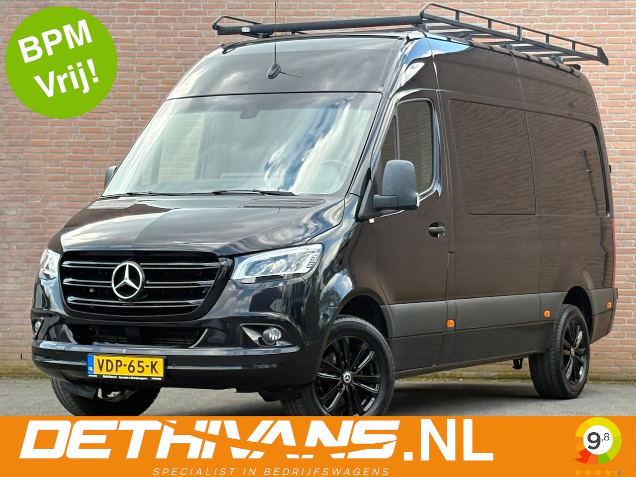 Mercedes-Benz Sprinter - 319CDI 3.0V6 L2H2 Dubbelcabine / Camera / Carplay / Euro6 - AutoWereld.nl