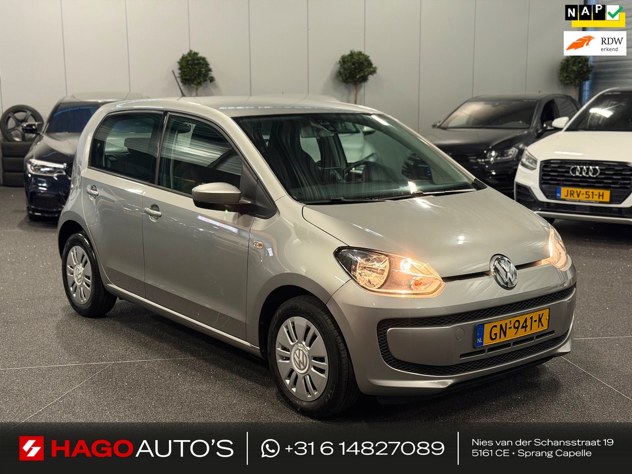 Volkswagen Up! - 1.0 move up! BlueMotion AIRCO/NAVI/NAP/ELEK-RAMEN/MULTIMEDIA - AutoWereld.nl
