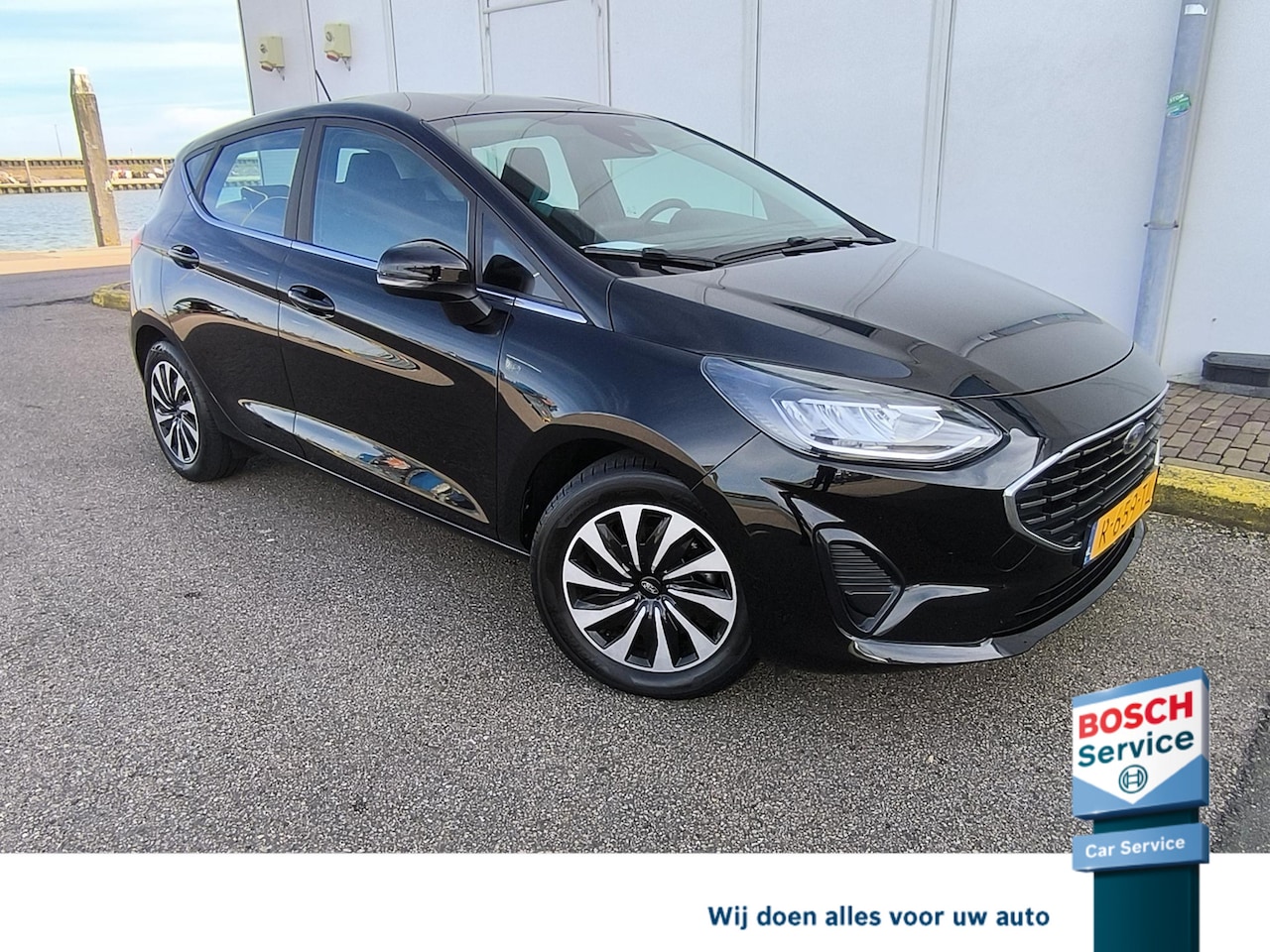 Ford Fiesta - 1.0 EcoBoost Hybrid Titanium X DAB, climate en cruise control, led verlichting, navi, carp - AutoWereld.nl