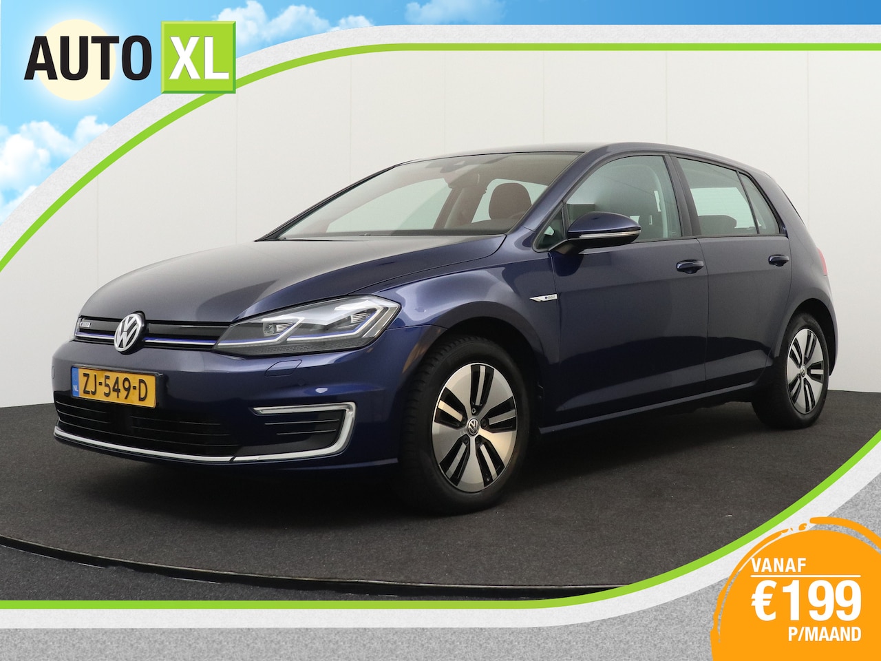 Volkswagen e-Golf - e-Golf 36 kWh (91% SOH) Leder Digi. Dash. Adap. Cruise - AutoWereld.nl