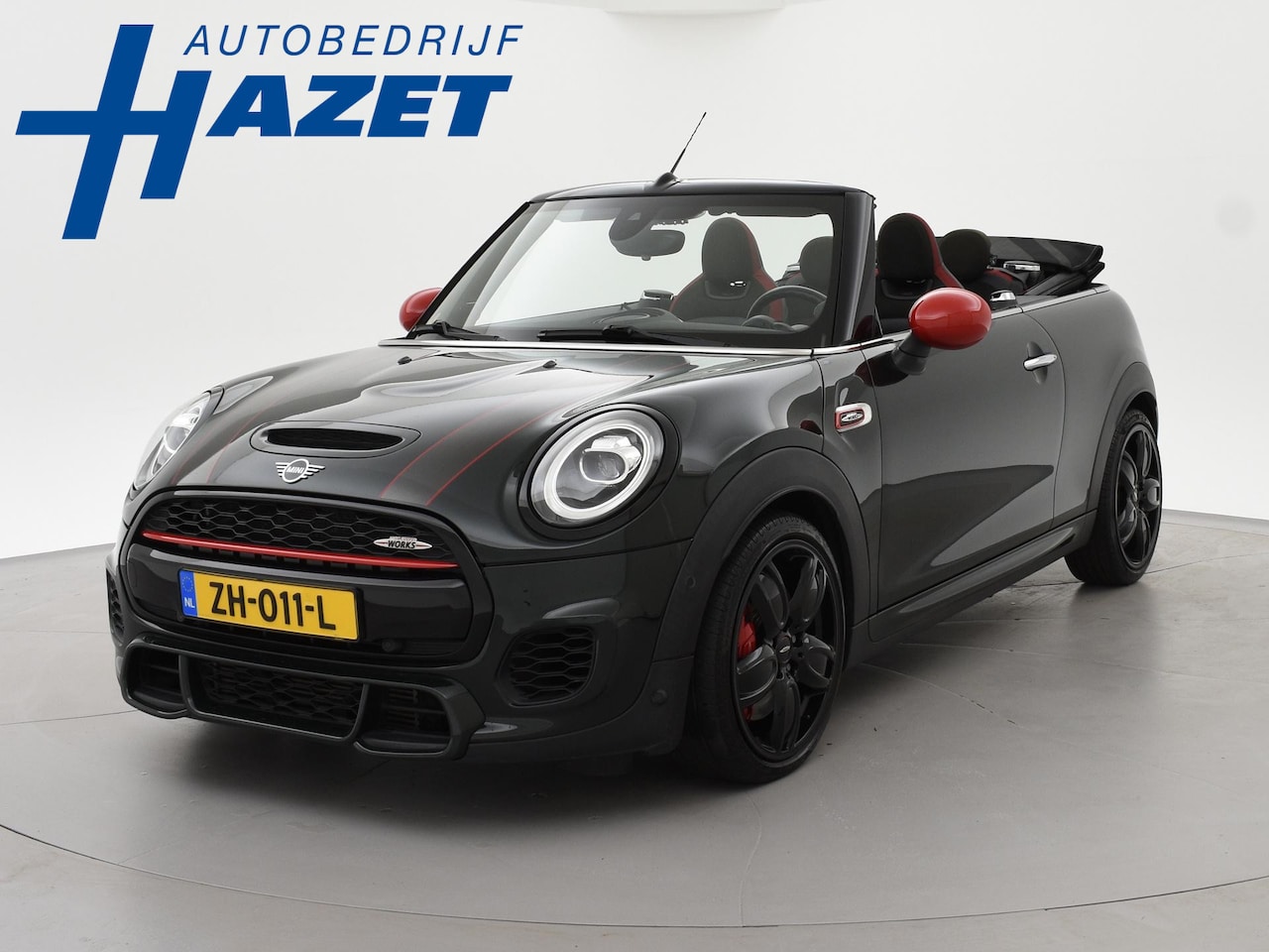 MINI Cabrio - Mini 2.0 JCW JOHN COOPER WORKS 231 PK REBEL GREEN | JCW STOELEN | ADAPTIVE CRUISE | ORIG. - AutoWereld.nl