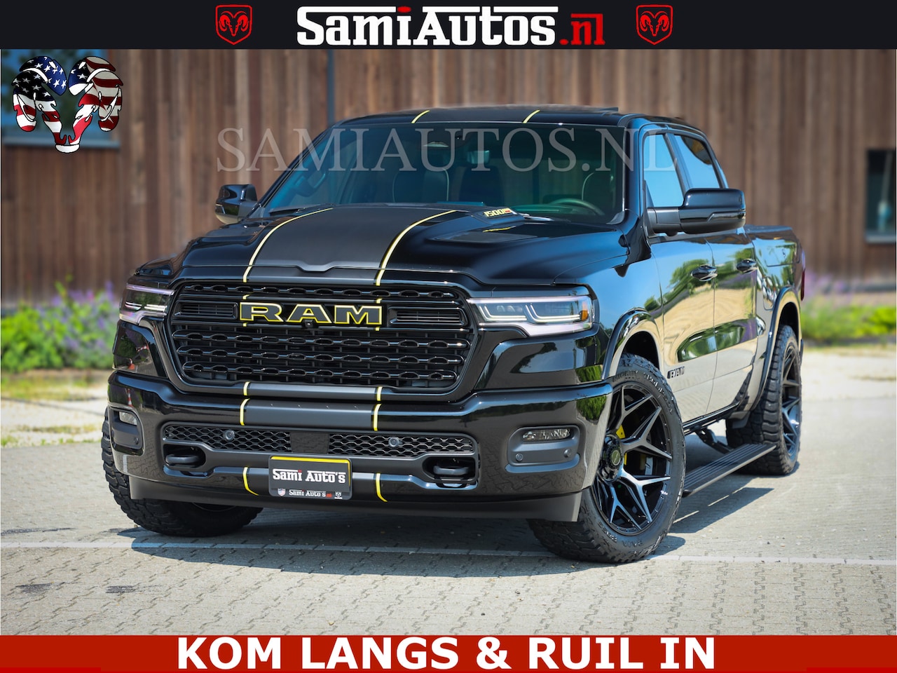 Dodge Ram Pick Up - Limited Night Sport High Output 540HP 706Nm | Massage + Full Option | De Meest Luxe en Vol - AutoWereld.nl
