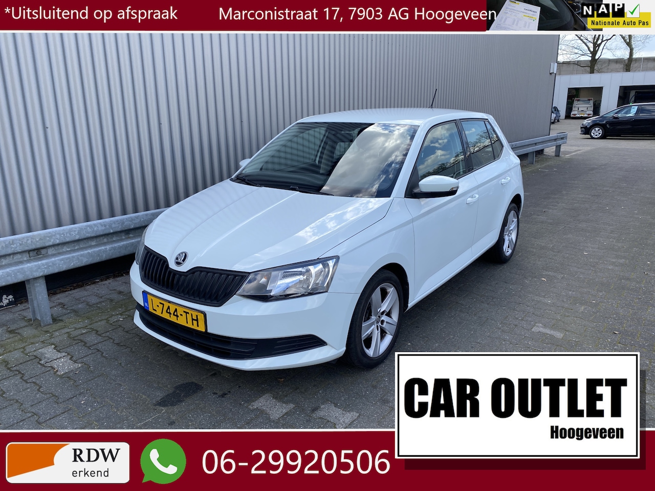 Skoda Fabia - 1.0 Active A/C, Stoelvw, DAB+, LM, nw. APK – Inruil Mogelijk – - AutoWereld.nl