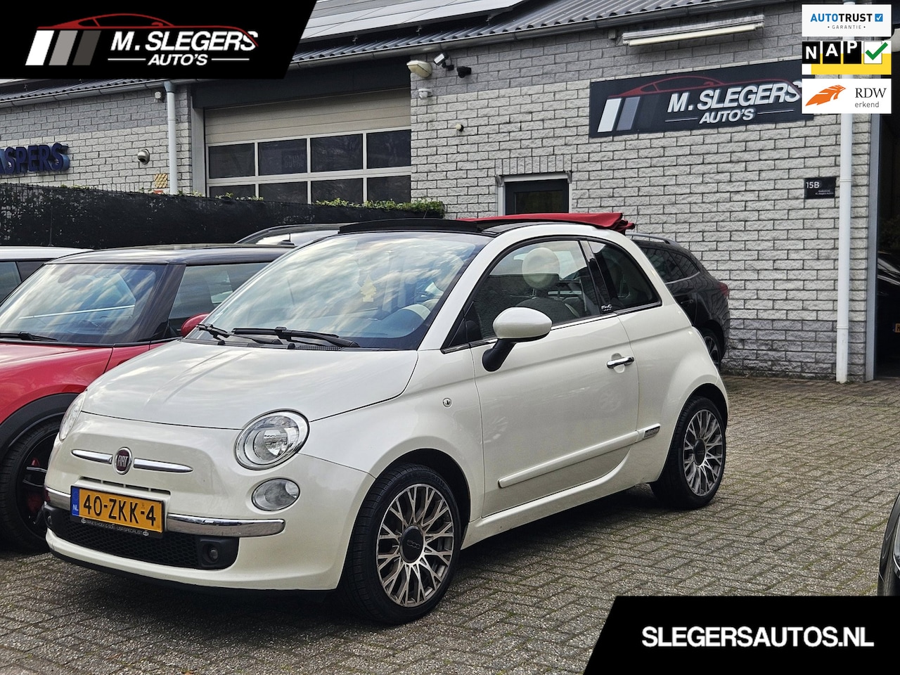Fiat 500 C - 0.9 TwinAir Lounge*Airco*Nieuwe APK*NAP - AutoWereld.nl