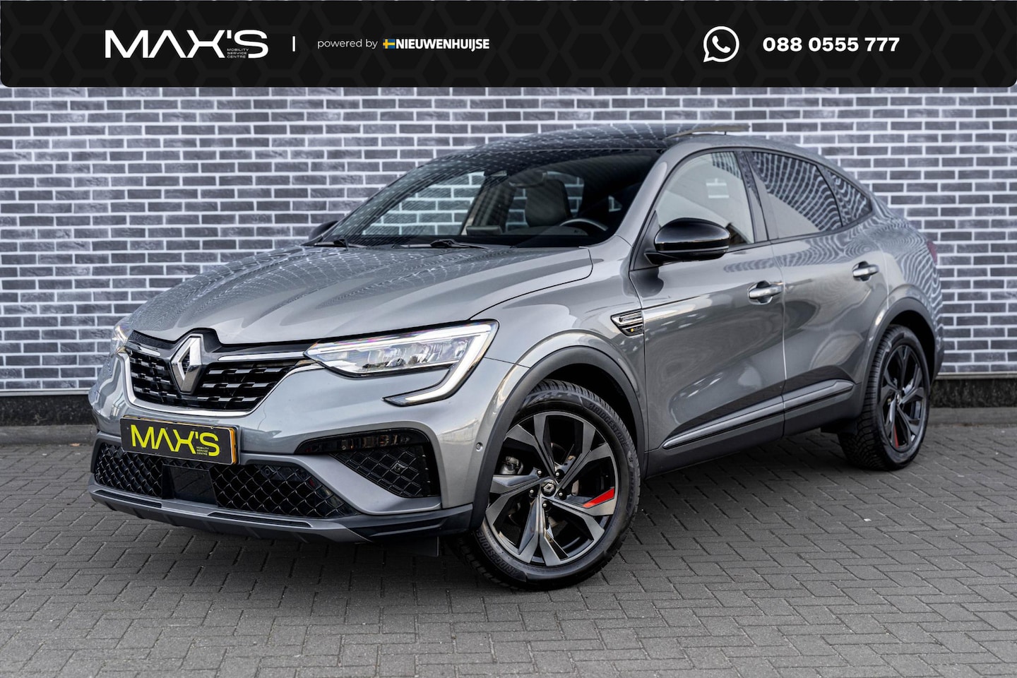 Renault Arkana - 1.6 E-Tech Hybrid 145 R.S. Line | Schuifdak | Stoelverwarming | Navigatie | Apple Carplay - AutoWereld.nl