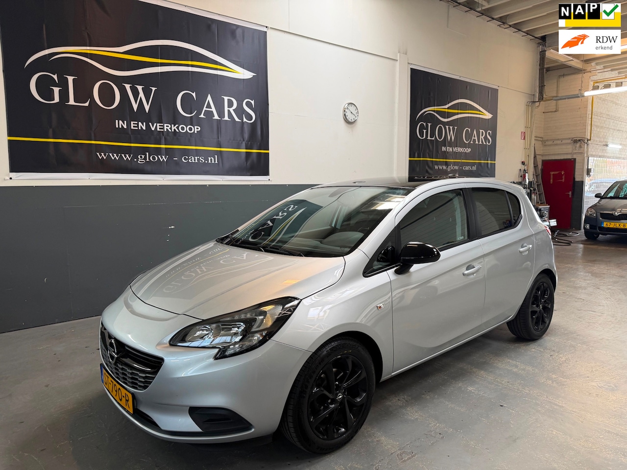 Opel Corsa - 1.4 Black Edition AIRCO|ELEK.RAMEN|PDC|NAVI|CRUISE|TREKHAAK - AutoWereld.nl