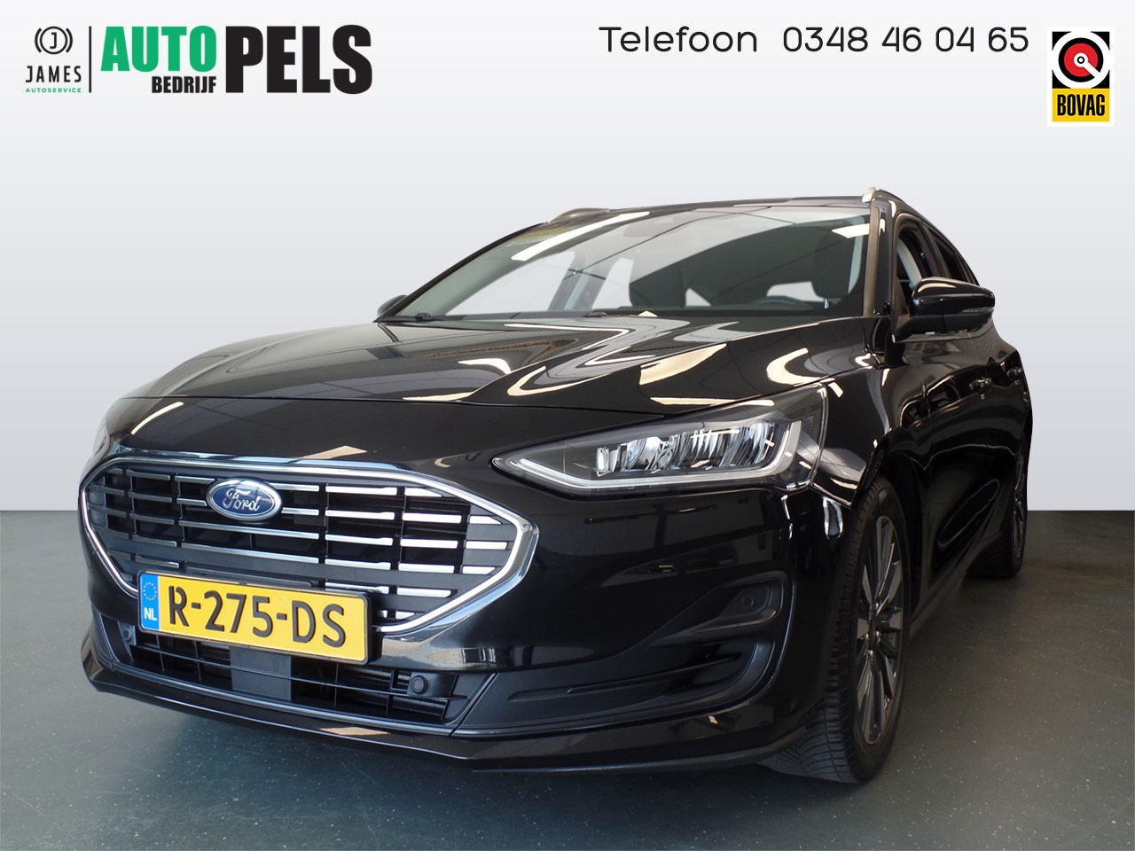 Ford Focus Wagon - 1.0 EcoBoost Hybrid Titanium 125pk automaat, Nieuw model!! Navigatie, Achteruitrijcamera, - AutoWereld.nl